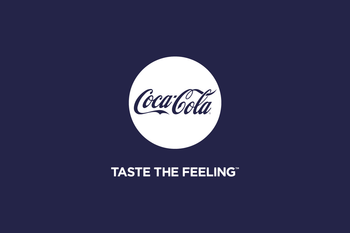 esempio di identita di un logo con il payoff di Coca Cola